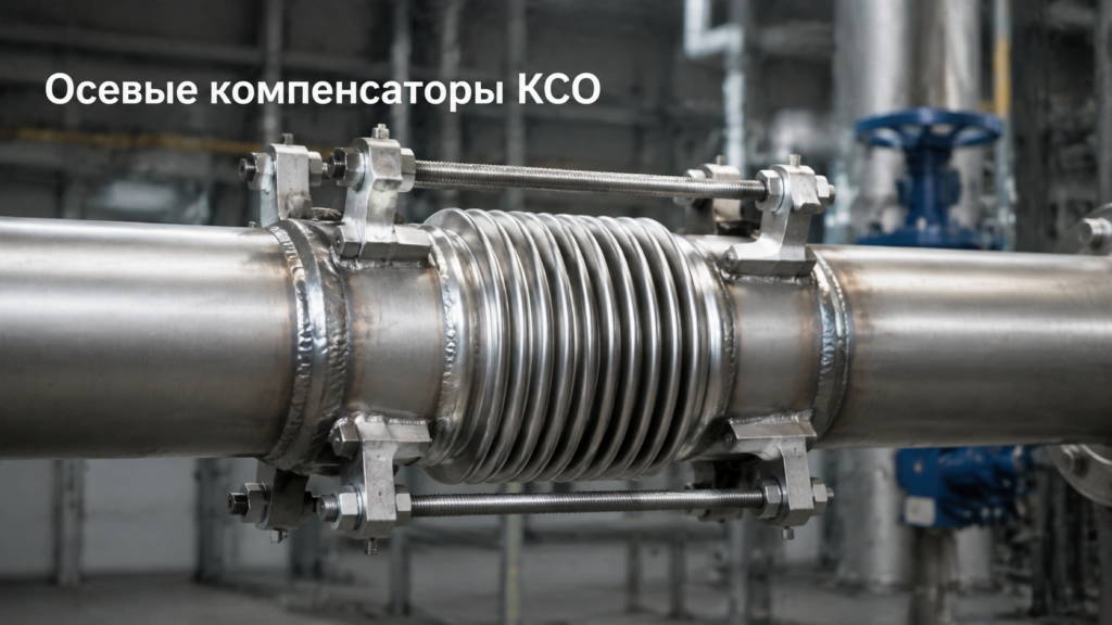 Сильфонные компенсаторы осевые под приварку для газопроводов Екатеринбурга